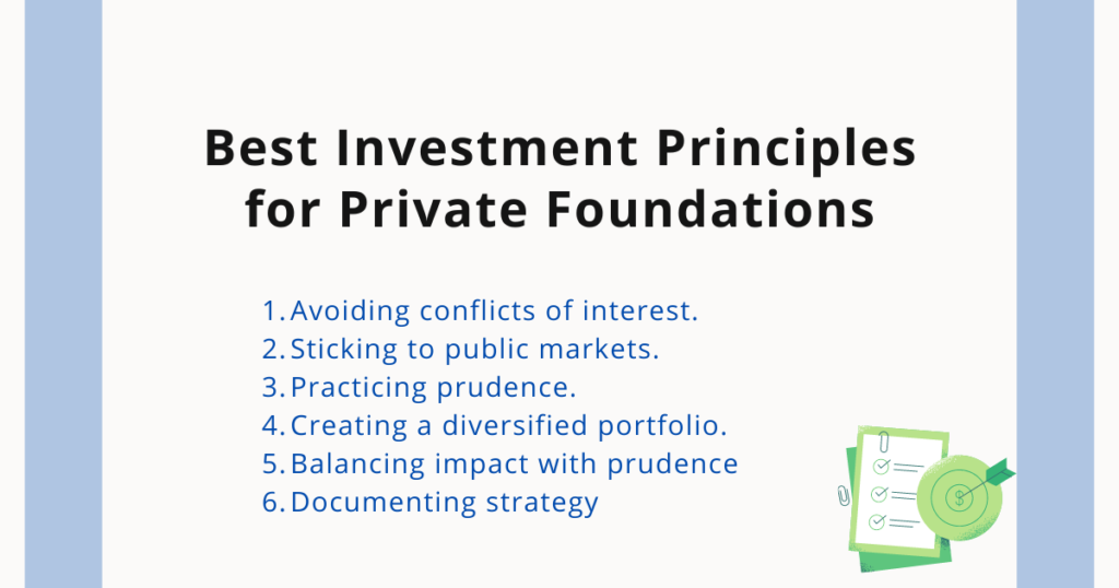 Investment principles for private foundations